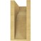 Ekena Millwork 5"W x 10"D x 10"H Classic Carmel Rough Cedar Woodgrain TimberThane Corbel, Primed Tan CORUR05X10X10CARRCPR - alternate 3